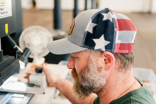 112PM Custom Leather Patch Hat | Customized with your logo - C. Richard's Leather  