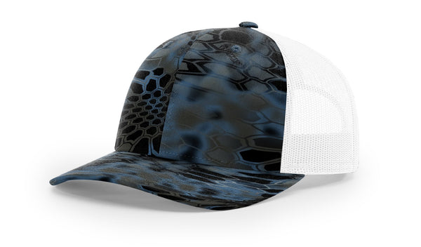 Richardson 112P Camo Custom Leather Patch Hat - C. Richard's Leather  