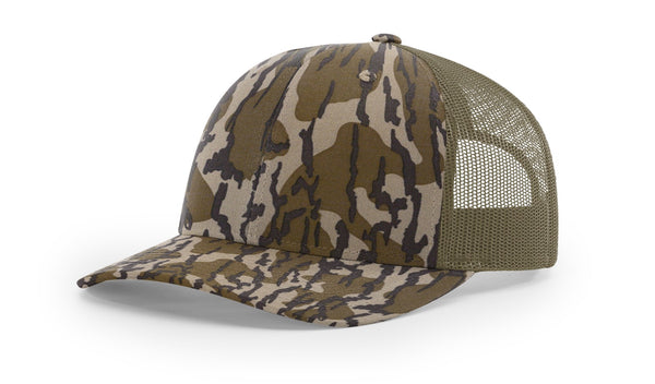 Richardson 112P Camo Custom Leather Patch Hat - C. Richard's Leather  