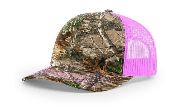 Richardson 112P Camo Custom Leather Patch Hat - C. Richard's Leather  