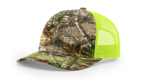 Richardson 112P Camo Custom Leather Patch Hat - C. Richard's Leather  