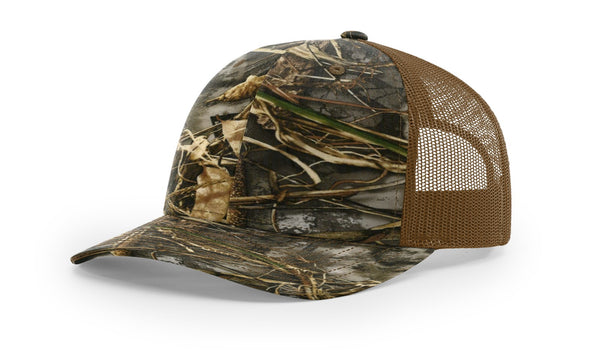 Richardson 112P Camo Custom Leather Patch Hat - C. Richard's Leather  