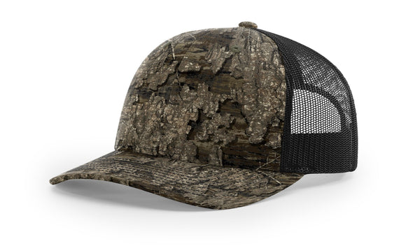 Richardson 112P Camo Custom Leather Patch Hat - C. Richard's Leather  