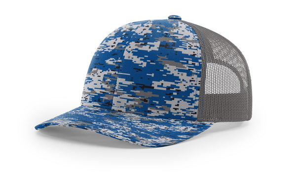 Richardson 112P Camo Custom Leather Patch Hat - C. Richard's Leather  