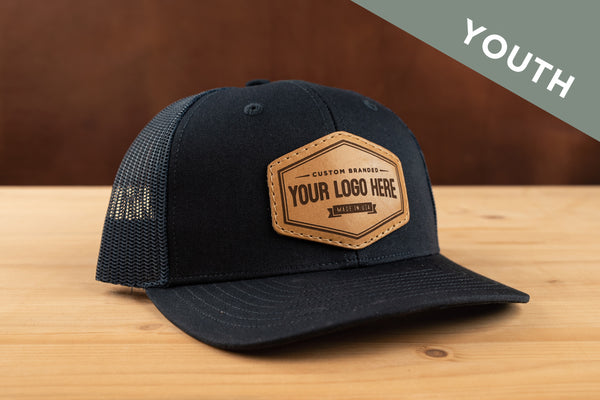 Richardson 112 Youth-Fit Custom Leather Patch Hat