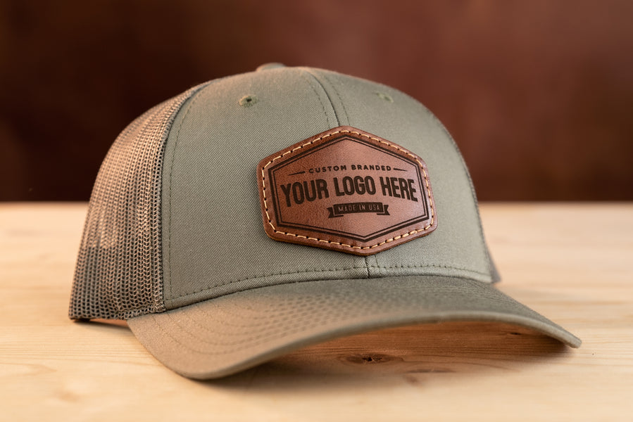 Classic Leather Patch Hat by Richardson [ON SALE]
