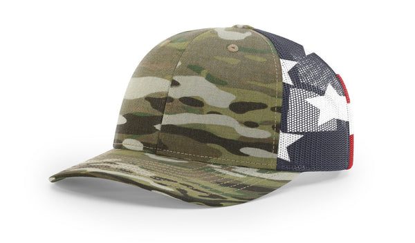 Richardson 862 Camo Custom Leather Patch Hat - C. Richard's Leather  