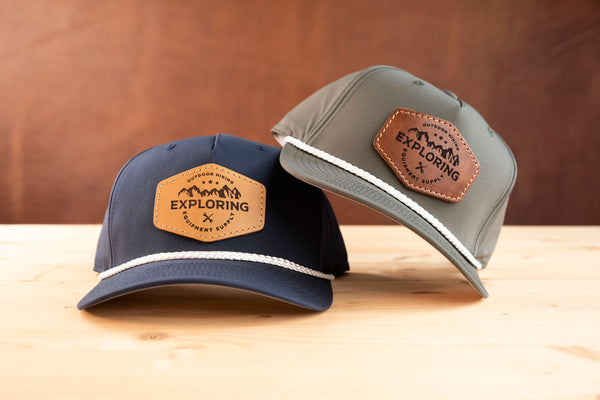 Richardson 258 Rope Custom Leather Patch Hat