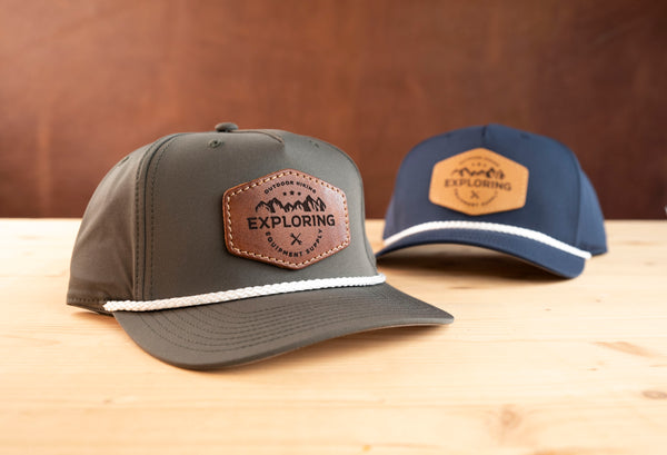 Richardson 258 Rope Custom Leather Patch Hat