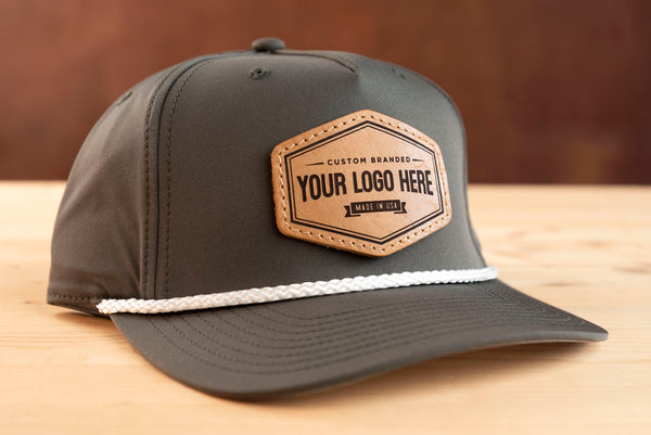 Richardson 258 Rope Custom Leather Patch Hat